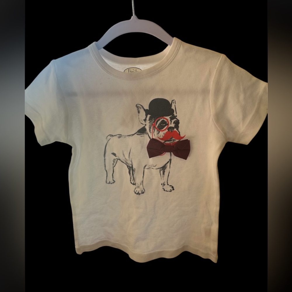 NWT Frenchie Mini Couture kids t shirt 4t